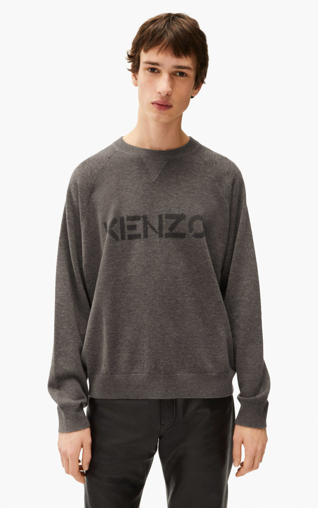 Kenzo logo Striktrøje Herre - Brune DK-478173